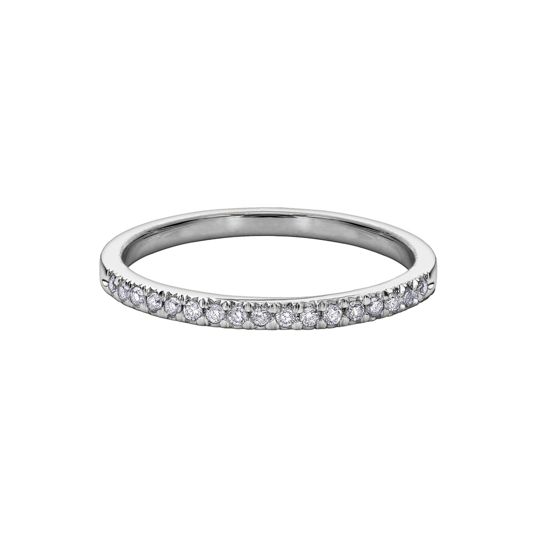 120195 10KT White Gold .15CT TW Diamond Ring