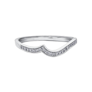 030011 10K White Gold 0.17CT TW Diamond Ring