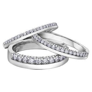 120208 OUT OF STOCK PLEASE ALLOW 3-4 WEEKS FOR DELIVERY 10KT White Gold .15CT TW Diamond Ring