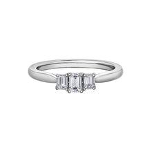 Load image into Gallery viewer, 080115 14KT White Gold .50CT TW Emerald Cut Diamond Ring *50% OFF FINAL SALE*
