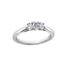 Load image into Gallery viewer, 090002 14KT White Gold .50CT TW Oval Diamond Ring 50% OFF FINAL SALE

