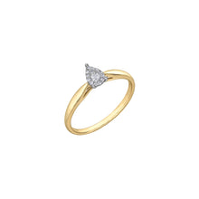 Load image into Gallery viewer, 030004 10K Yellow &amp; White Gold .08CT TW Diamond Ring
