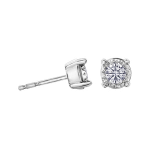 151081 OUT OF STOCK, PLEASE ALLOW 2-3 WEEKS FOR DELIVERY 10KT White Gold .35CT TW Diamond Stud Earrings