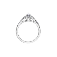 Load image into Gallery viewer, 020042 OUT OF STOCK PLEASE ALLOW 3-4 WEEKS FOR DELIVERY 10KT White Gold .51CT TW Oval Diamond Ring
