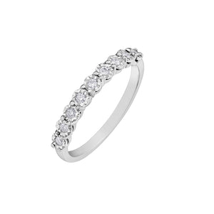 030200 10KT White Gold .05CT TW Diamond Ring