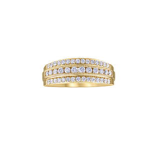 090020 10KT Yellow Gold .50CT TW Diamond Ring