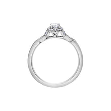 Load image into Gallery viewer, 020186 14KT White Gold  0.44CT TW Oval Center Diamond Ring
