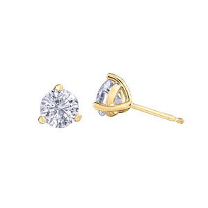 E2083/200  2.03 TW LAB GROWN DIAMOND with 14KT Yellow Gold Stud Earrings *65% OFF*