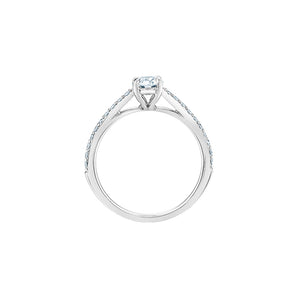 LD106W120 14KT White Gold 1.20 CT TW LAB CREATED DIAMOND Ring