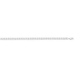 320545 24" 4.6mm wide Sterling Silver Marine Chain