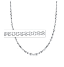 Load image into Gallery viewer, 320408 22&quot; 1.4mm wide Sterling Silver Box Chain
