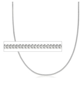320442 14" 2.2mm Sterling Silver Curb Chain