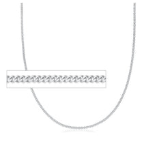 Load image into Gallery viewer, 320437 22&quot; 1.5mm wide Sterling Silver Curb Chain
