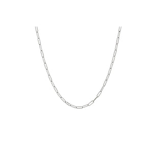 320758 18" Sterling Silver Paper Clip Link Chain